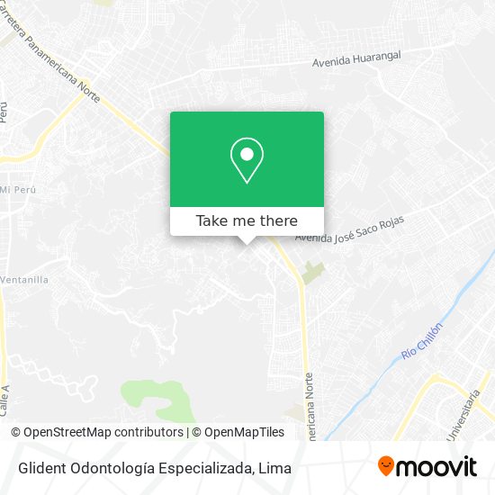 Glident Odontología Especializada map