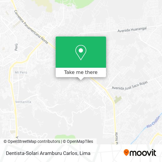 Mapa de Dentista-Solari Aramburu Carlos