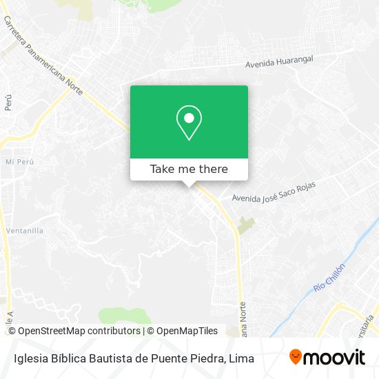 Iglesia Bíblica Bautista de Puente Piedra map