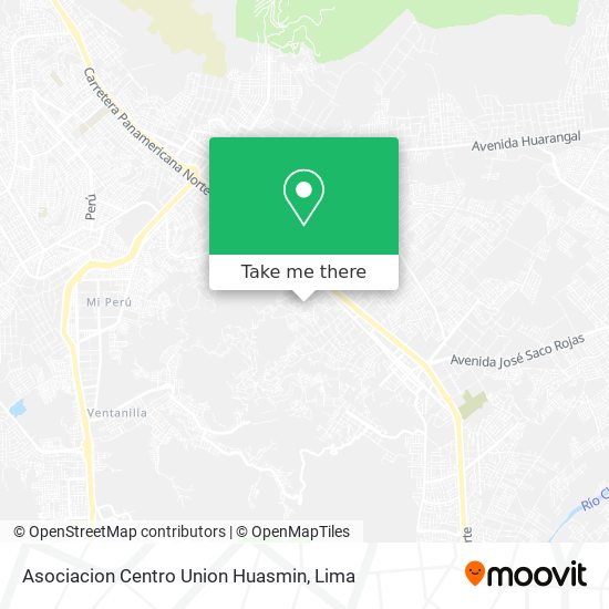 Mapa de Asociacion Centro Union Huasmin