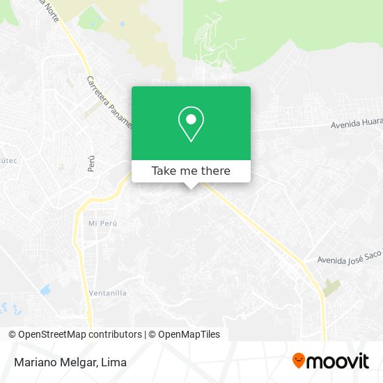 Mapa de Mariano Melgar