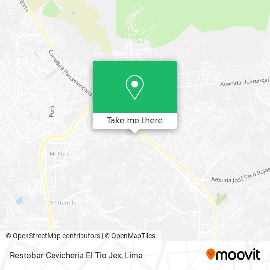Restobar Cevicheria El Tio Jex map