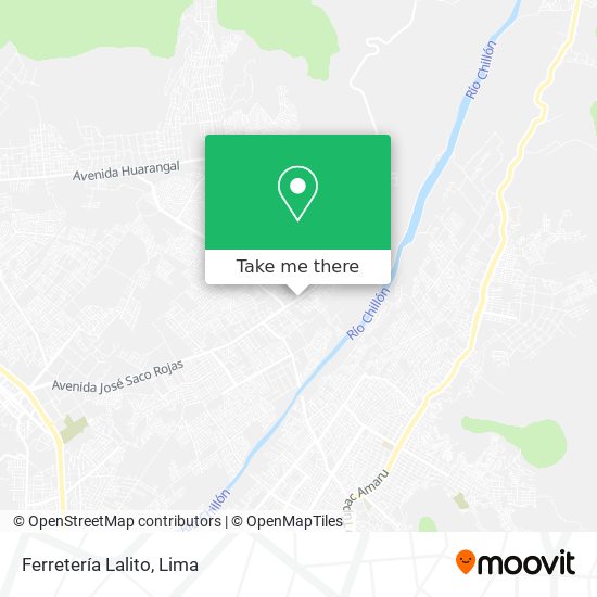 Mapa de Ferretería Lalito