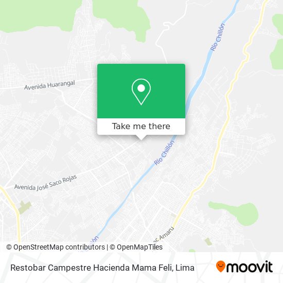 Restobar Campestre Hacienda Mama Feli map