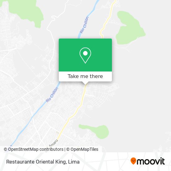 Restaurante Oriental King map