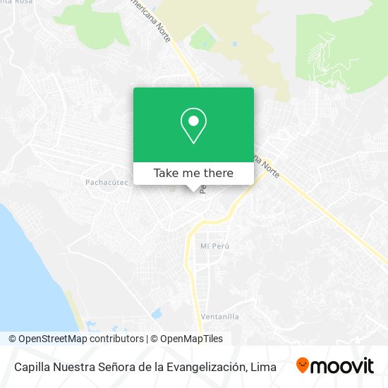 Capilla Nuestra Señora de la Evangelización map