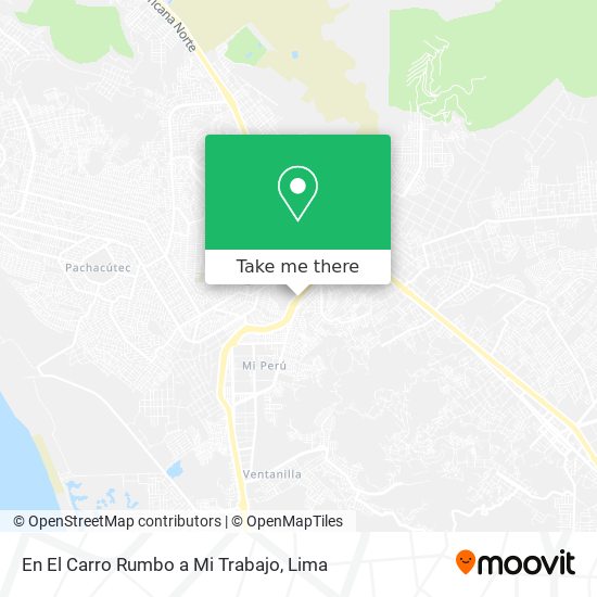 En El Carro Rumbo a Mi Trabajo map