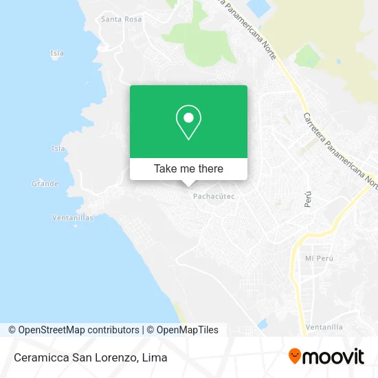 Ceramicca San Lorenzo map