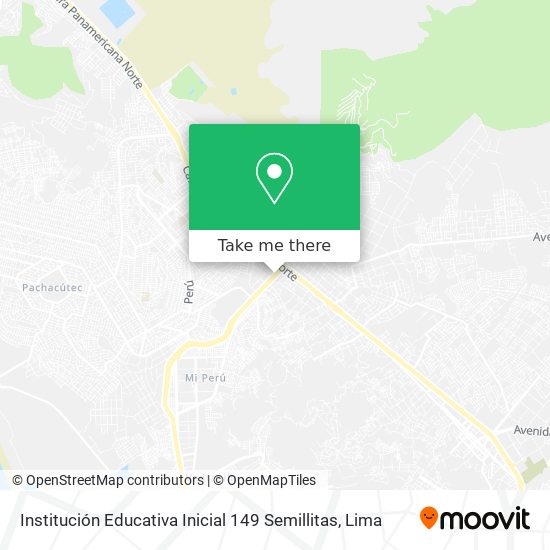 Institución Educativa Inicial 149 Semillitas map