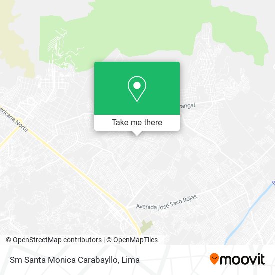 Sm Santa Monica Carabayllo map