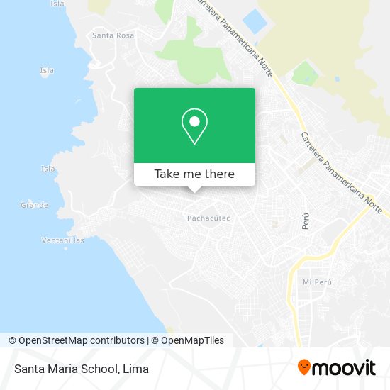 Mapa de Santa Maria School