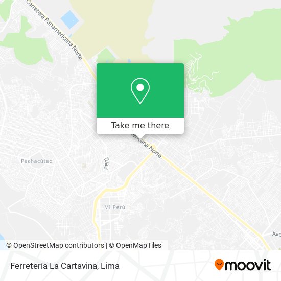 Ferretería La Cartavina map