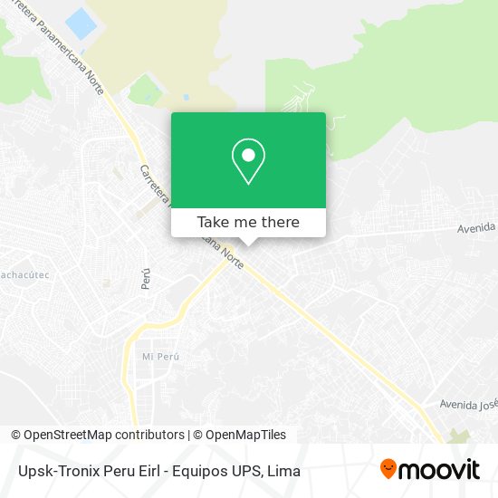 Mapa de Upsk-Tronix Peru Eirl - Equipos UPS