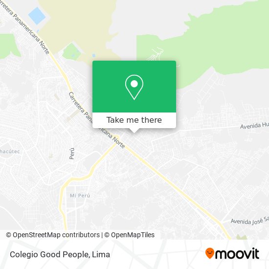 Colegio Good People map