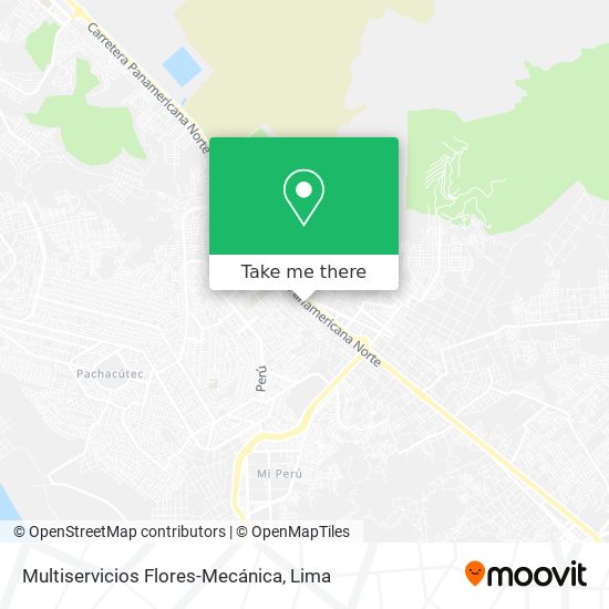 Multiservicios Flores-Mecánica map