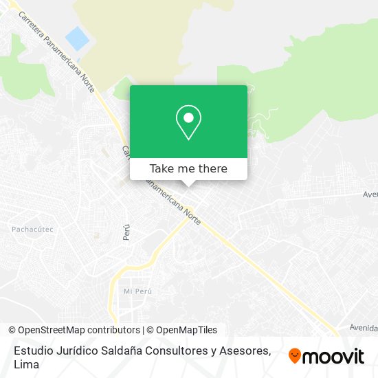 Estudio Jurídico Saldaña Consultores y Asesores map