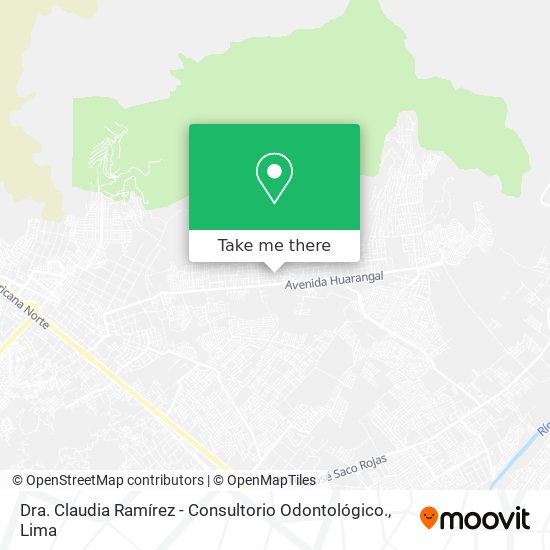 Dra. Claudia Ramírez - Consultorio Odontológico. map
