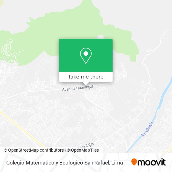 Colegio Matemático y Ecológico San Rafael map