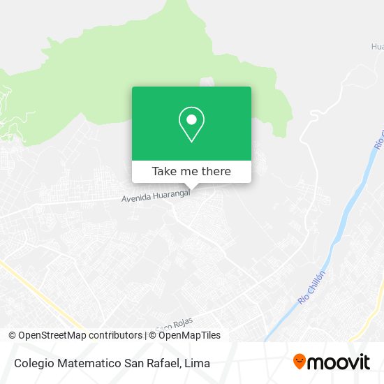 Mapa de Colegio Matematico San Rafael