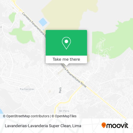Lavanderias-Lavanderia Super Clean map