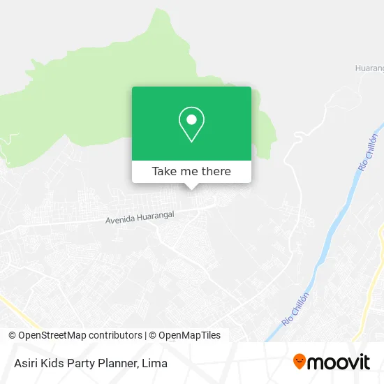 Asiri Kids Party Planner map