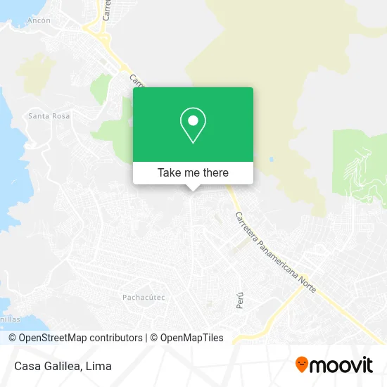 Casa Galilea map