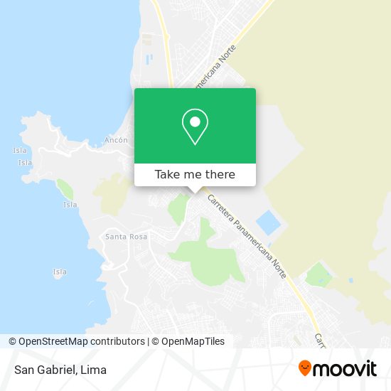 San Gabriel map