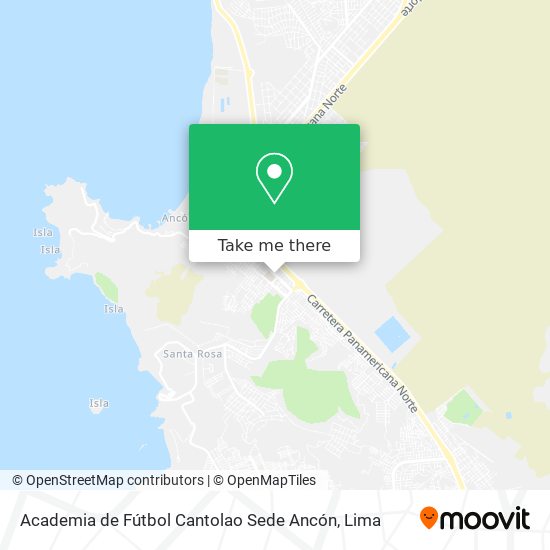 Academia de Fútbol Cantolao Sede Ancón map