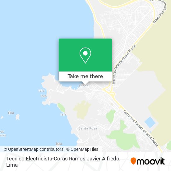 Técnico Electricista-Coras Ramos Javier Alfredo map