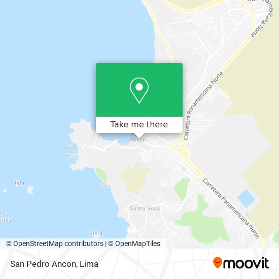 Mapa de San Pedro Ancon