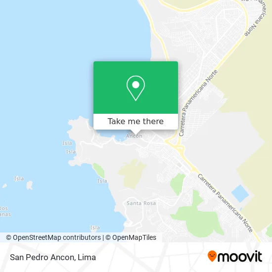 San Pedro Ancon map