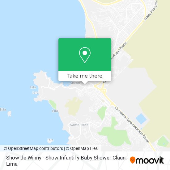 Show de Winny - Show Infantil y Baby Shower Claun map