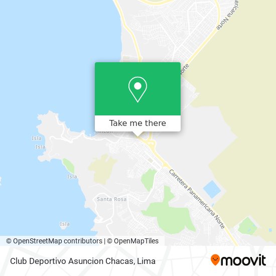 Club Deportivo Asuncion Chacas map