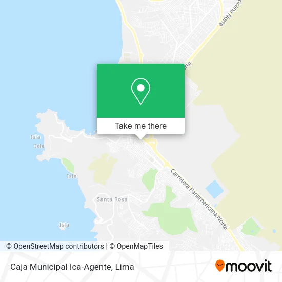Mapa de Caja Municipal Ica-Agente