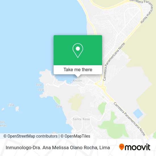 Inmunologo-Dra. Ana Melissa Olano Rocha map