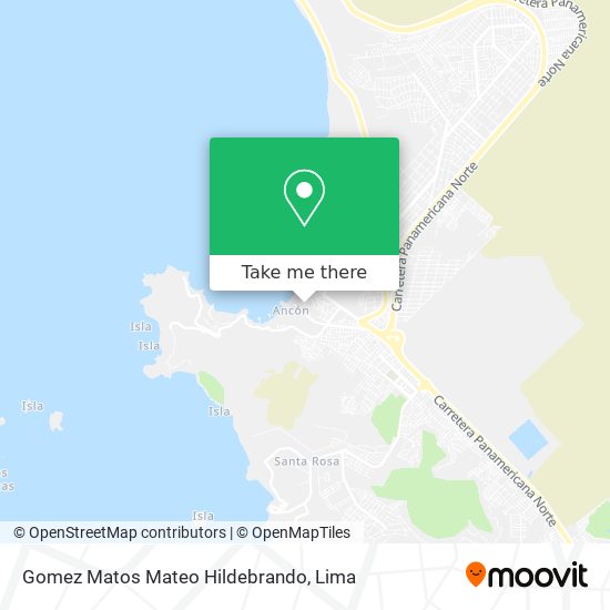 Gomez Matos Mateo Hildebrando map