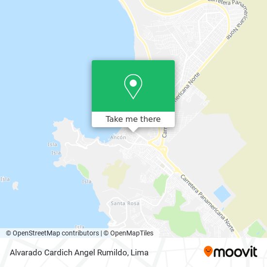 Alvarado Cardich Angel Rumildo map
