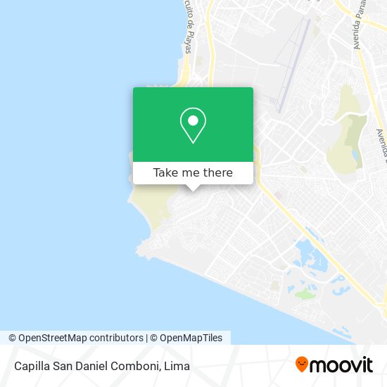 Mapa de Capilla San Daniel Comboni