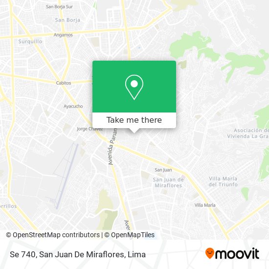 Se 740, San Juan De Miraflores map
