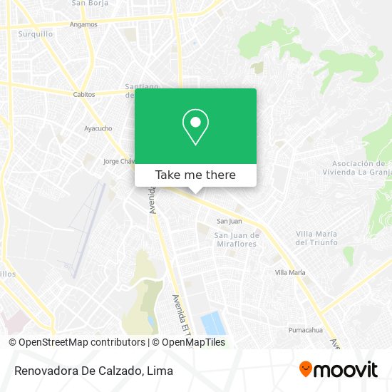 Mapa de Renovadora De Calzado