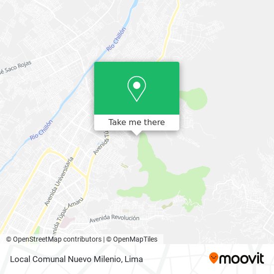 Local Comunal Nuevo Milenio map