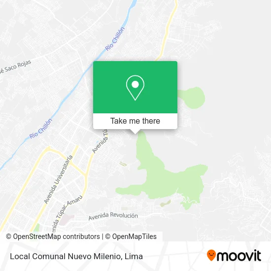 Mapa de Local Comunal Nuevo Milenio