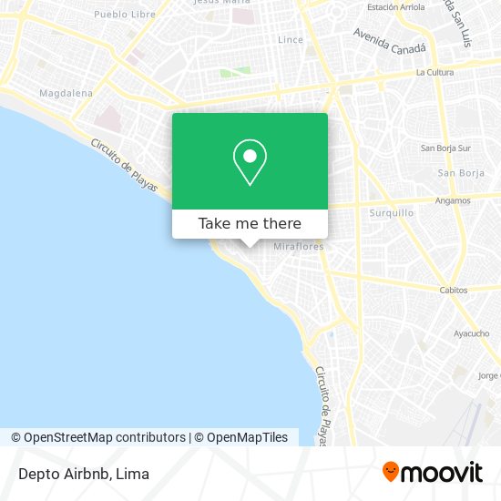 Depto Airbnb map