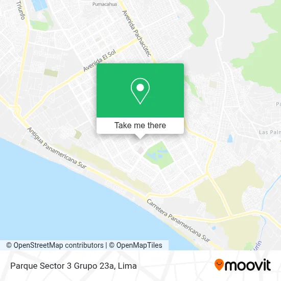 Parque Sector 3 Grupo 23a map