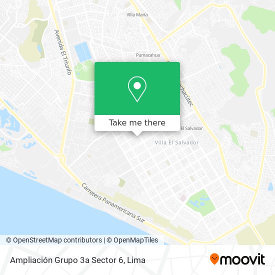Ampliación Grupo 3a Sector 6 map