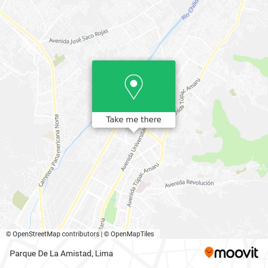 Mapa de Parque De La Amistad