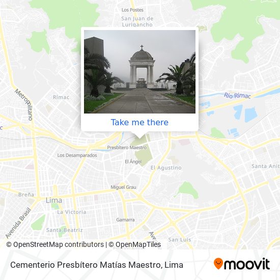 Cementerio Presbítero Matías Maestro map