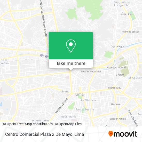 Centro Comercial Plaza 2 De Mayo map