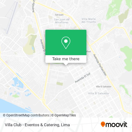Villa Club - Eventos & Catering map