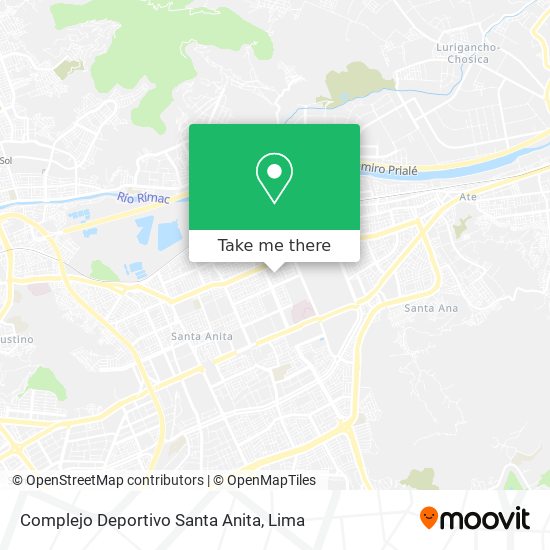Complejo Deportivo Santa Anita map